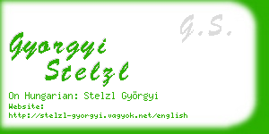 gyorgyi stelzl business card